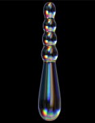 LoveToy Dildo Twilight Gleam Rising Ripples Sticla 19 cm