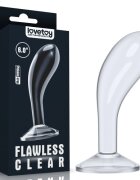 LoveToy Dop Anal Flawless Clear TPE Transparent 15 cm