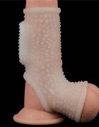 LoveToy Manson Penis si Testicule Knights Ring Drip cu Vibratii