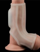 LoveToy Manson Penis si Testicule Knights Ring Ridge cu Vibratii