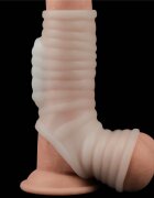 LoveToy Manson Penis si Testicule Knights Ring Wave cu Vibratii
