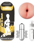 LoveToy Masturbator Anus Stamina Sex in a Can cu Vibratii