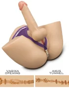 LoveToy Masturbator Anus Streetgirls #17 cu Dildo Bendable Natural 5.86 kg
