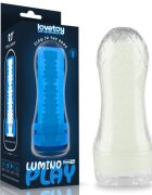 LoveToy Masturbator Lumino Play TPE Alb 20.5 cm