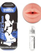 LoveToy Masturbator Mouth Lotus Tunnel Sex In A Can