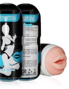 LoveToy Masturbator Mouth Stamina Tunnel Sex In A Can Cu Vibratii