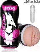 LoveToy Masturbator Sex In A Can Vagina Lotus