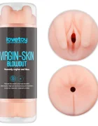 LoveToy Masturbator Virgin-skin Blowout Double Side Stroker Vagina and Anus