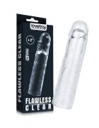 LoveToy Prelungitor Penis Flawless Clear TPE +5 cm