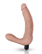 LoveToy Strap on Rechargeable Joy Strapless 10 Moduri Vibratii Silicon Natural 21 cm