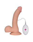 LoveToy Vibrator Ultra Soft Dude 10 Moduri Vibratii Natural 21 cm