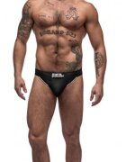 Male Power Bikini Black Nite Jock Black Negru S/M