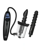 Master Series Stimulator Anal Rosebud Driller Deluxe Set Suctiune Impingere Vibratii Silicon USB Negru