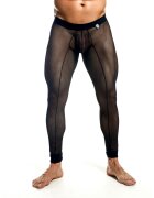 MOB Eroticwear Colanti din Plasa Elastica pentru Barbati Negru L