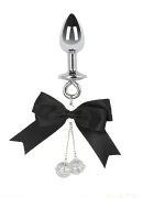Mokko Toys Dop Anal Bow&Bells Small Argintiu