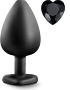 Mokko Toys Dop Anal Brighty Large Silicon Negru/Negru
