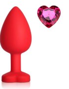Mokko Toys Dop Anal Brighty Large Silicon Rosu/Roz