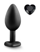 Mokko Toys Dop Anal Brighty Small Silicon Negru/Negru