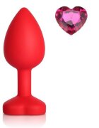 Mokko Toys Dop Anal Brighty Small Silicon Rosu/Roz