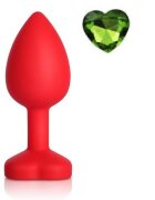 Mokko Toys Dop Anal Brighty Small Silicon Rosu/Verde
