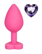 Mokko Toys Dop Anal Brighty Small Silicon Roz/Mov Deschis