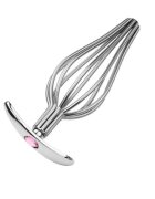 Mokko Toys Dop Anal Large Sexy Bars Metal Argintiu 14 cm