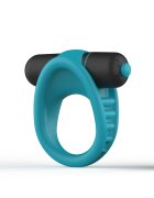 Mokko Toys Inel Penis Ocean cu Vibratii Silicon Albastru Simply Fun