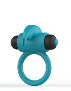 Mokko Toys Inel Penis Sky 7 Moduri Vibratii Silicon Albastru Simply Fun
