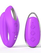 Mokko Toys Vibrator Cuplu Athena 12 Moduri Vibratii Remote Control Silicon USB Magnetic Mov Simply Fun