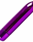 Mokko Toys Vibrator Glont Zoe 10 Moduri Vibratii Mov Metalizat 9 cm
