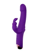 Mokko Toys Vibrator Great Realistic Rabbit 10 Moduri Vibratii Puternice Silicon USB Mov 22.5 cm