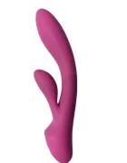 Mokko Toys Vibrator Raya 12 Moduri Vibratii Silicon Lichid USB Magnetic Roz 19.5 cm