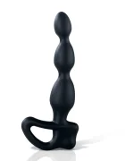 Mystim Stimulator Anal cu Electrostimulare Big Bend-It Silicon Negru 23 cm