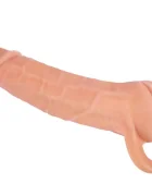NMC 2 in 1 Prelungitor Penis si Masturbator Vagin Soft TPR Natural 21 cm