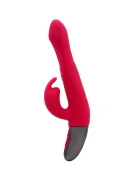 NMC Vibrator Iepuras Titanz Rotating Silicon USB Roz 21 cm