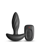 NsNovelties Dop Anal Renegade Flash Remote Control 6 Viteze 13 Moduri Vibratii Silicon USB Magnetic Negru 10.3 cm