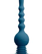 NsNovelties Vibrator Anal Hurricane Gyrating 3 Moduri Stimulatoare Silicon USB Verde 27.3 cm
