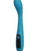 NsNovelties Vibrator INYA Technica Functie Incalzire 10 Moduri Vibratii Afisaj LED Silicon USB Albastru 12.2 cm