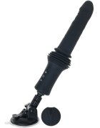 NsNovelties Vibrator Renegade Super Stroker Remote Control 10 Moduri Vibratii 3 Viteze Impingere Silicon USB Negru 29 cm