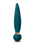 NsNovelties Vibrator Rotativ Sugar Pop Twist 7 Moduri USB Silicon Verde 16 cm