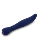NuSensuelle Vibrator Baelii Power Flex 20 Moduri Vibratii Silicon USB Albastru 15 cm
