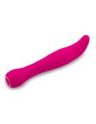 NuSensuelle Vibrator Baelii Power Flex 20 Moduri Vibratii Silicon USB Roz 15 cm