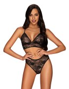 Obsessive Set 2 Piese Lenjerie Kokietta Negru S/M