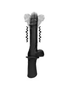 Ouch! Vibrator Realist Hand Held Vibrating&Thrusting Silicon Lichid Negru USB