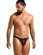 Passion Bikini Ben Open Back cu Snur Negru XXL/XXXL