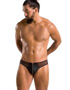 Passion Bikini cu Fermoar Metalic Timmy Negru S/M