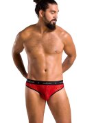 Passion Bikini Mike Sexy Leopard Rosu/Negru S/M