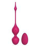 Passion Labs Bile Vaginale Grace Remote Control 10 Moduri Vibratii+3 Viteze Silicon Lichid USB Roz