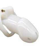 Passion Labs Cusca de Castitate Cock Trainer Hard Plastic Alb