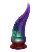 Passion Labs Dildo Fantasy No. 54 cu Ventuza Silicon Lichid Mov 21.5 cm